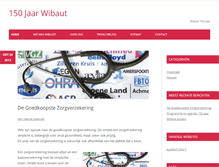 Tablet Screenshot of 150jaarwibaut.nl